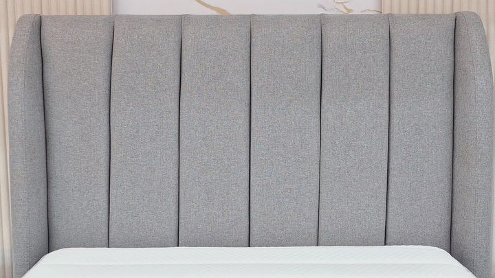 Damira Upholstered Wingback Headboard