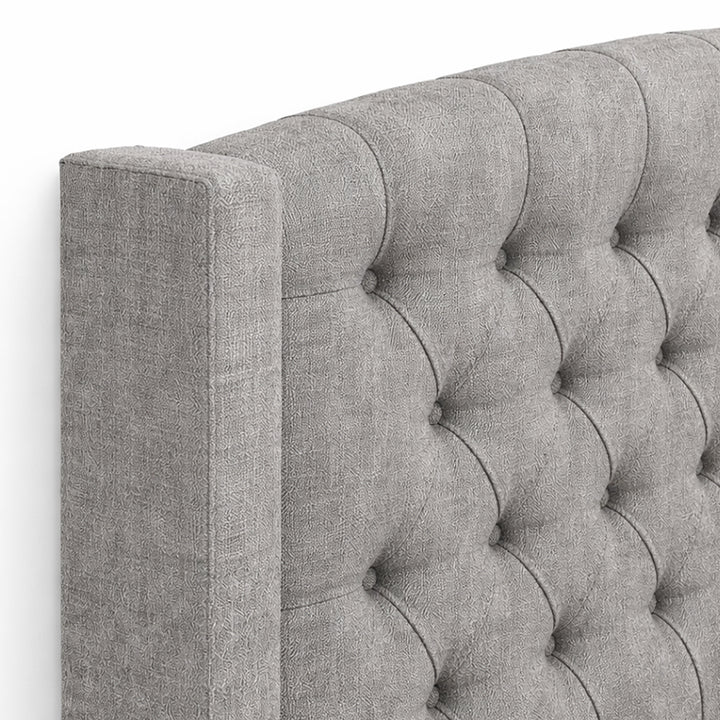 Reya Buttoned Wing Headboard