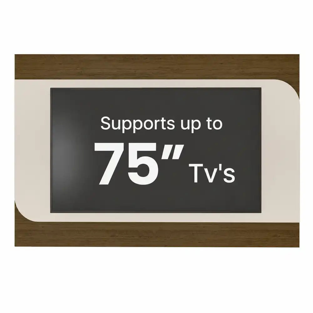 Emma Elegance TV Panel Pine-Off White