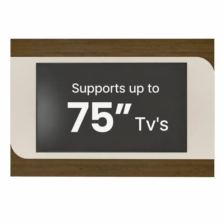 Emma Elegance TV Panel Pine-Off White