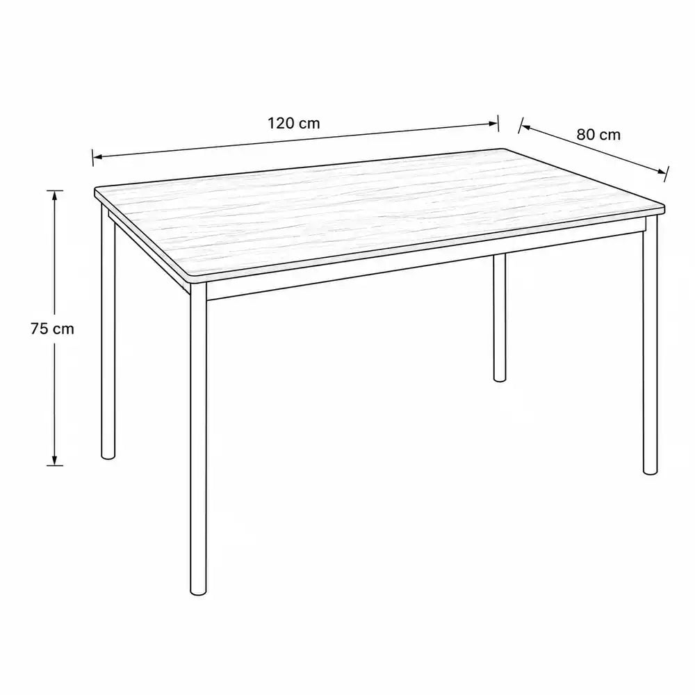 Aria Scandavian piece Dining Set