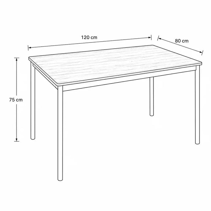 Aria Scandavian piece Dining Set