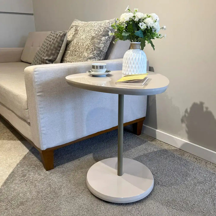 Bel Low End Table Off White