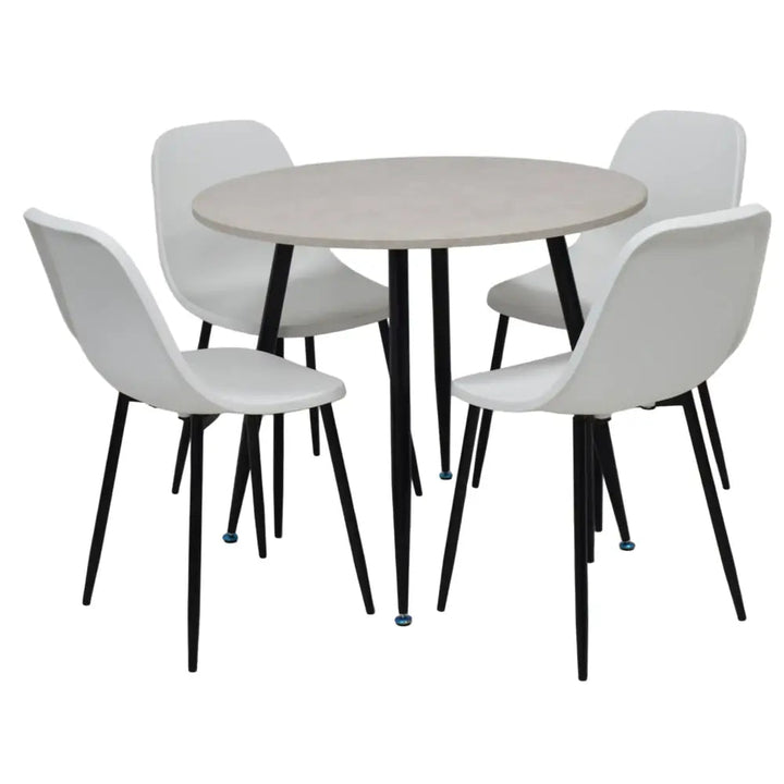 Nordic 5pc Dining Set