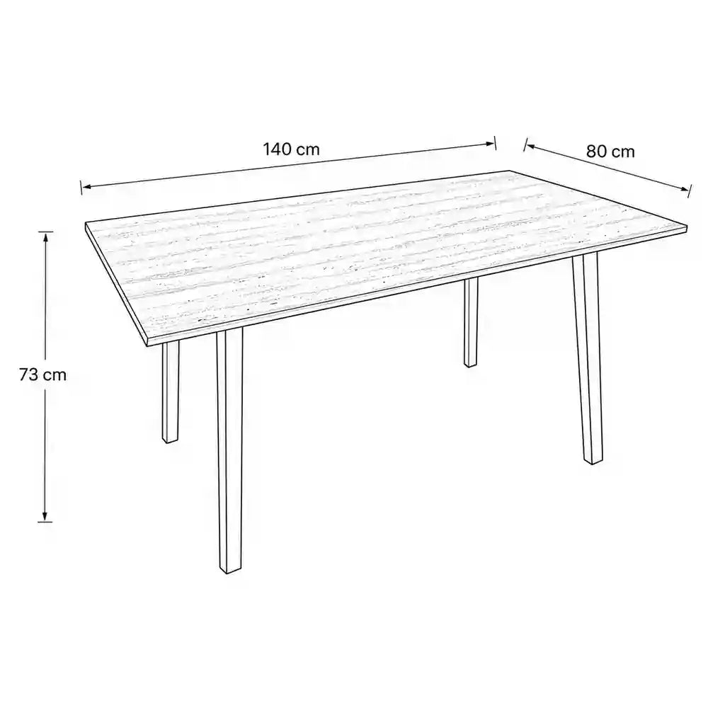 Lisa Modern 7 Piece Dining Set