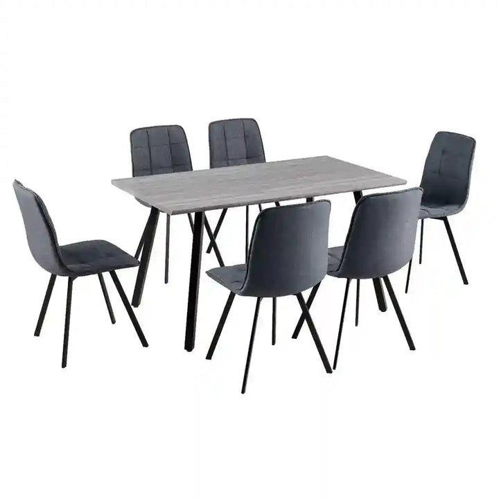 Lisa Modern 7 Piece Dining Set
