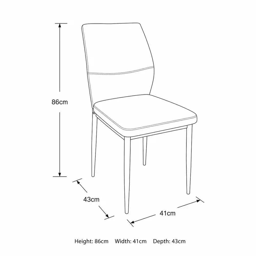 Aria Scandavian piece Dining Set