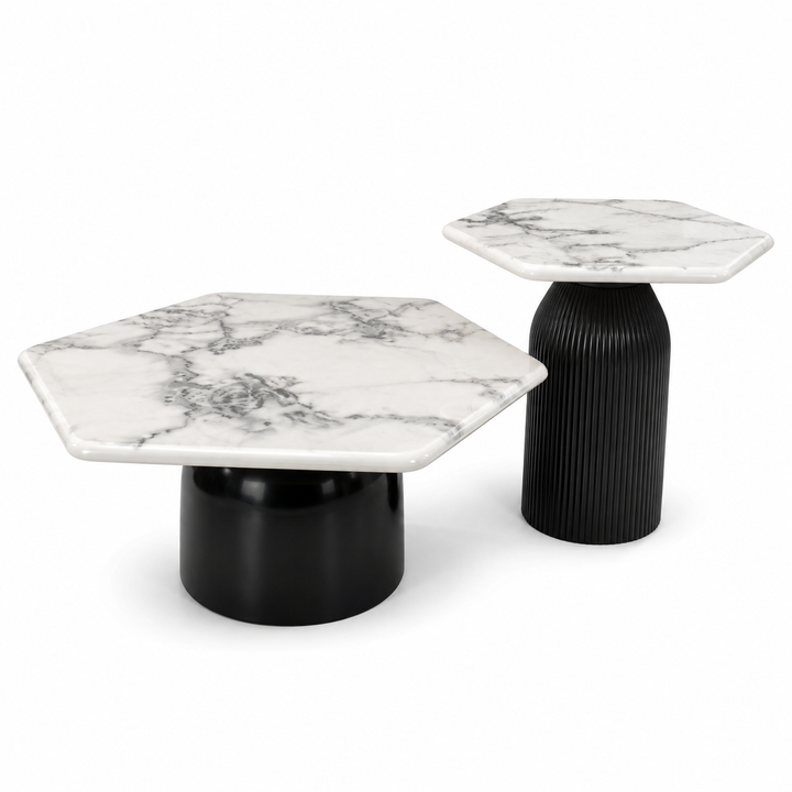 Lia Coffee Table with Side Table