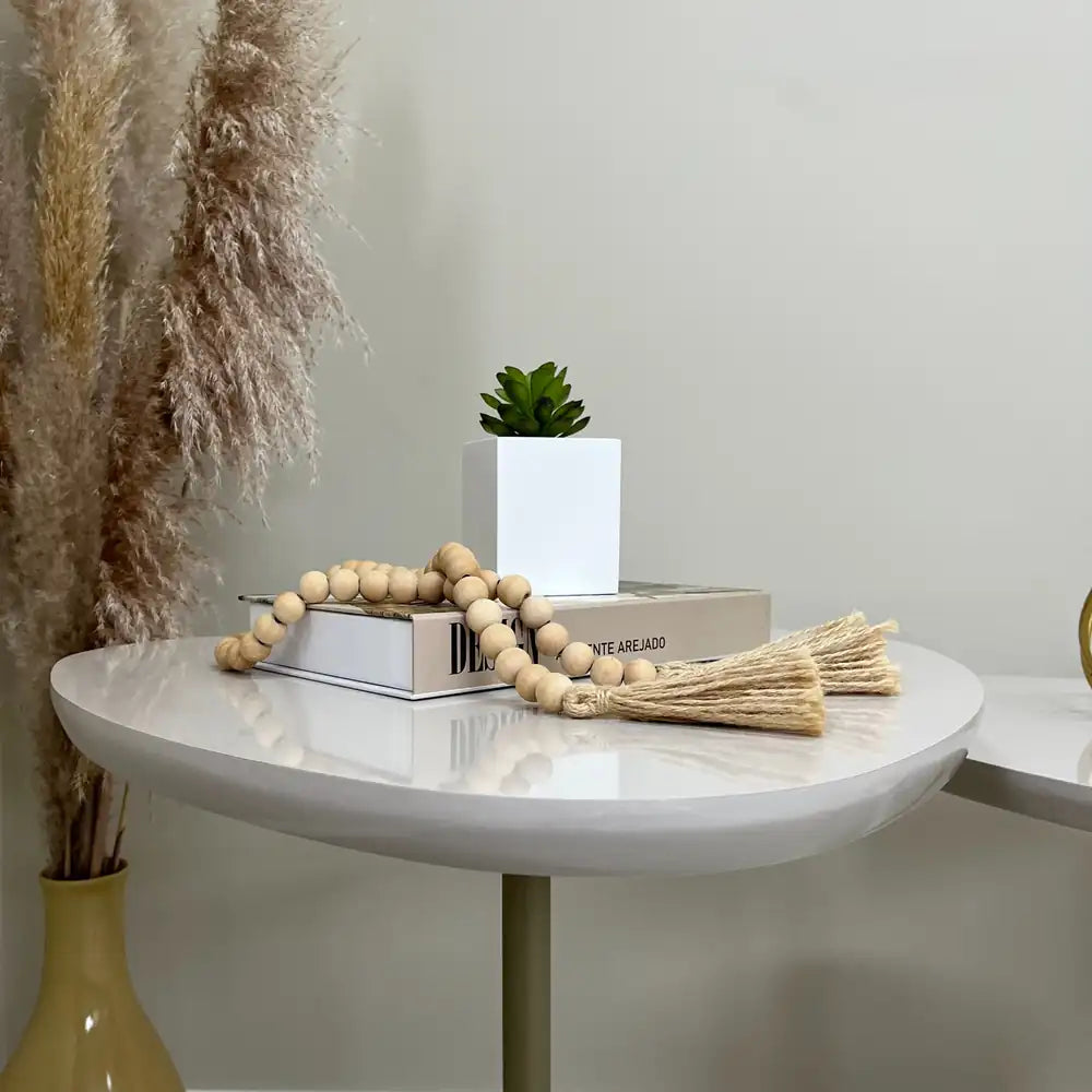 Bel High End Table Off White