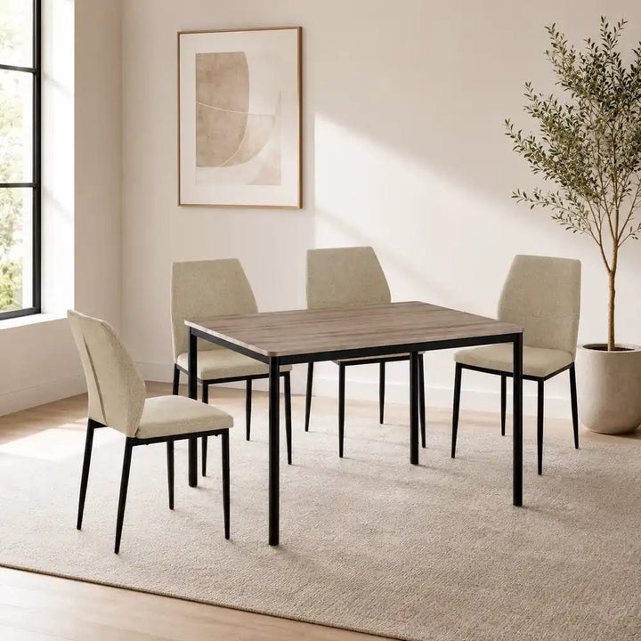 Aria Scandavian piece Dining Set