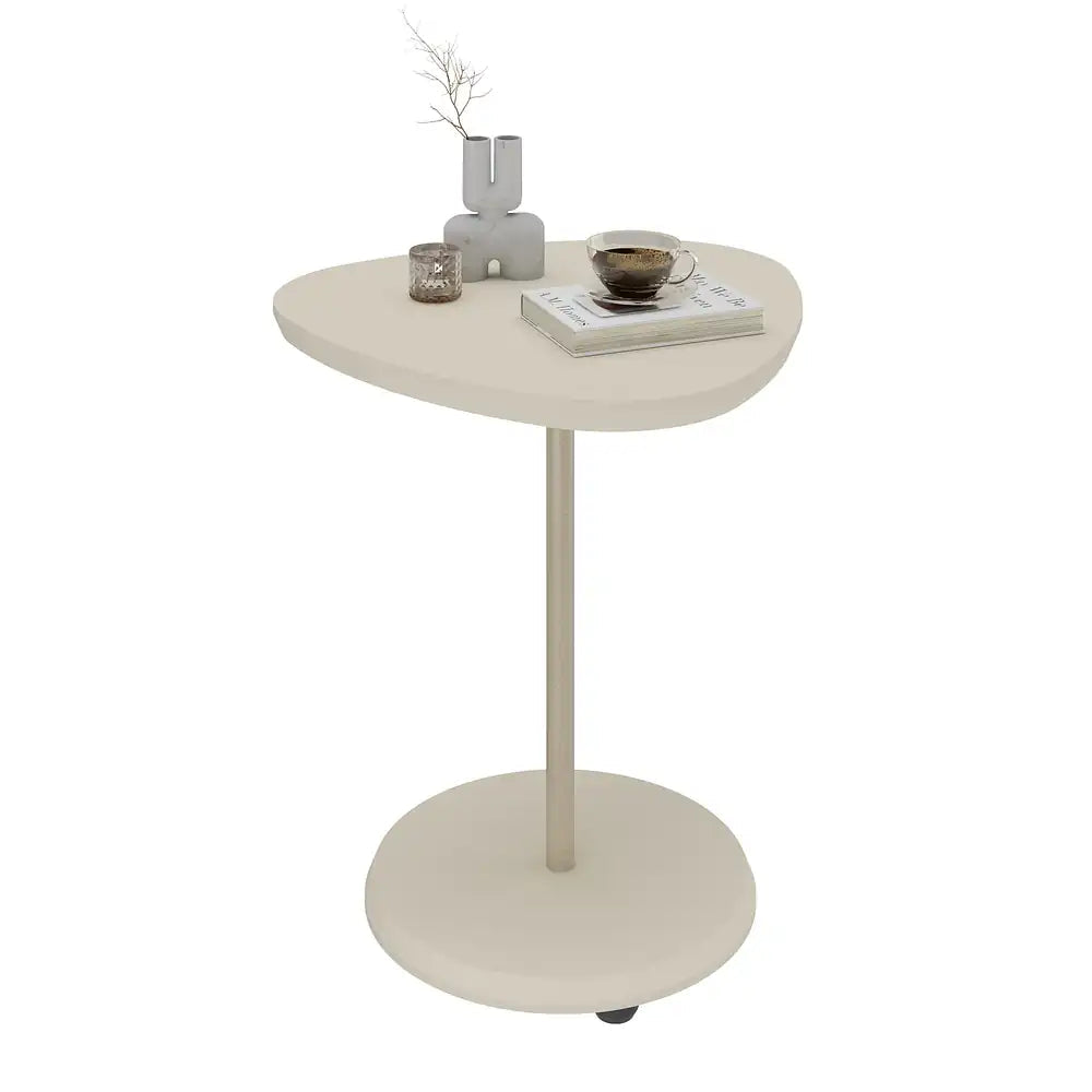 Bel Low End Table Off White