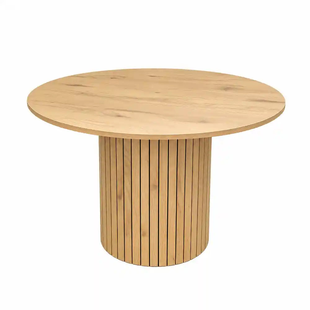 Oslo 5pc Dining Set Beige-Light Oak