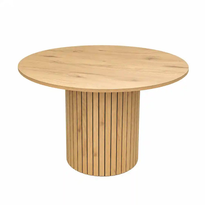 Oslo 5pc Dining Set Beige-Light Oak