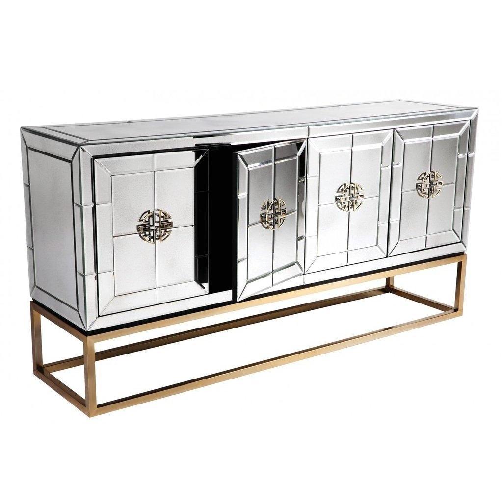 Savoy Antique Mirror Console Table – 4 Door