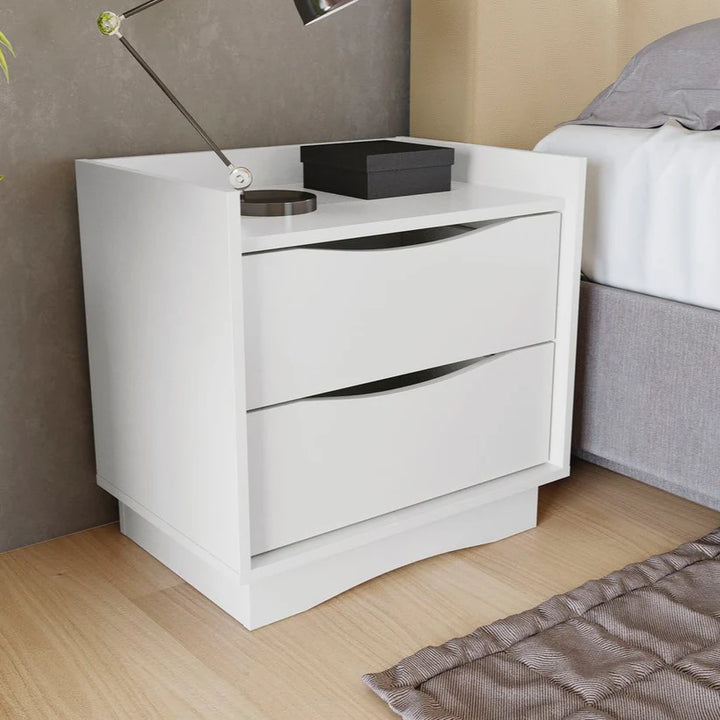 Tiera Bedside Pedestal with 2 Drawers
