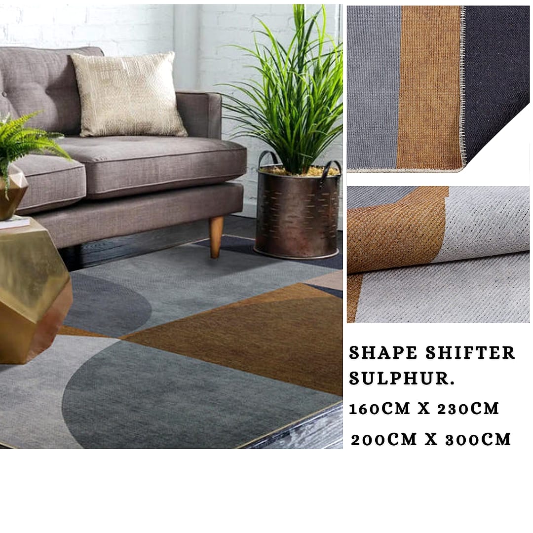 Shape Shifter-Sulphur Rug