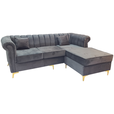 Odel Stripe 3 Seater Couch